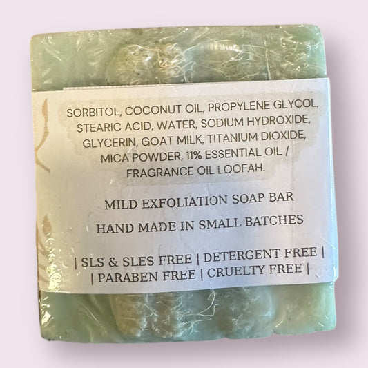Cool Water Loofah Soap with Goat Milk - 5.5oz