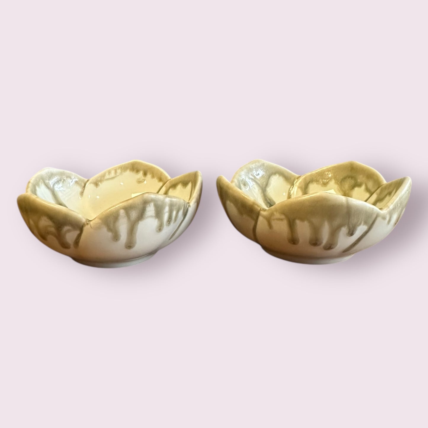 LOTUS CERAMIC TRINKET BOWL
