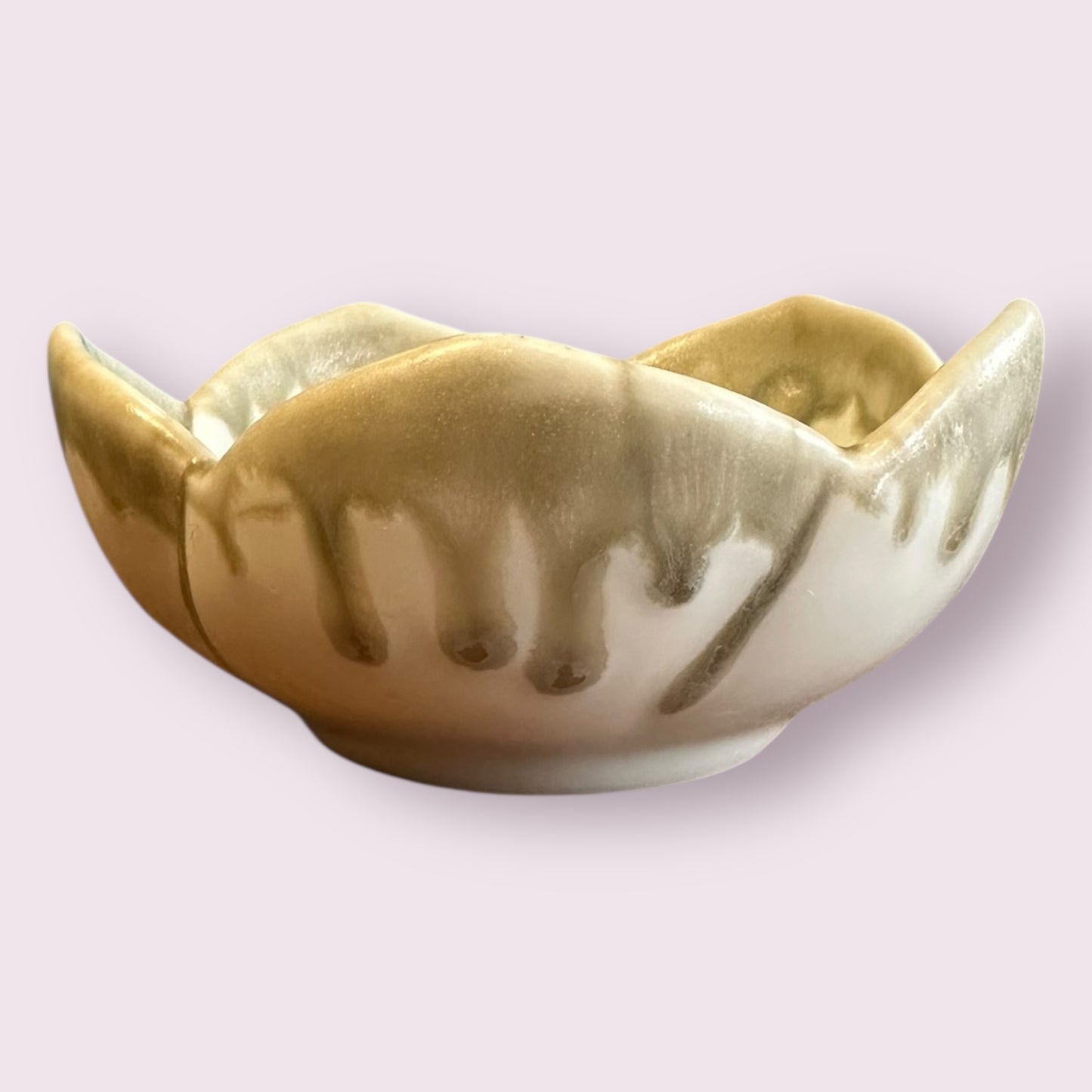 LOTUS CERAMIC TRINKET BOWL