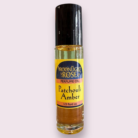Moonlight Rose Body/Perfume Oil: PATCHOULI AMBER