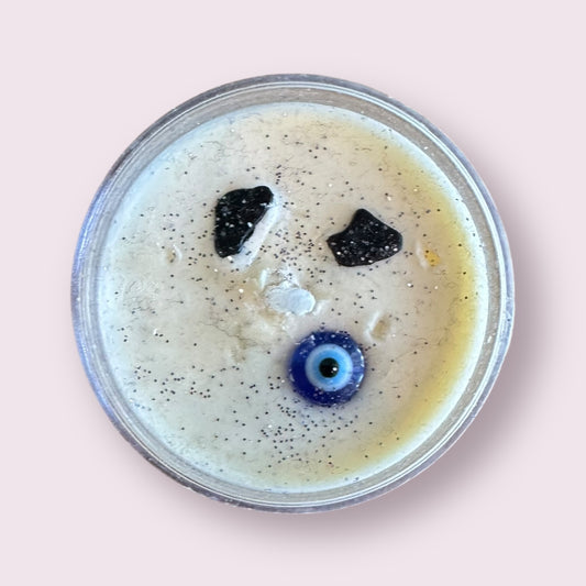 Evil Eye Protection Candle Crystal Candle Protection