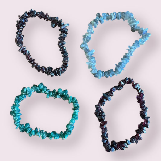 Elastic Chips Bracelets Assorted