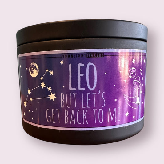 Leo Zodiac Candle
