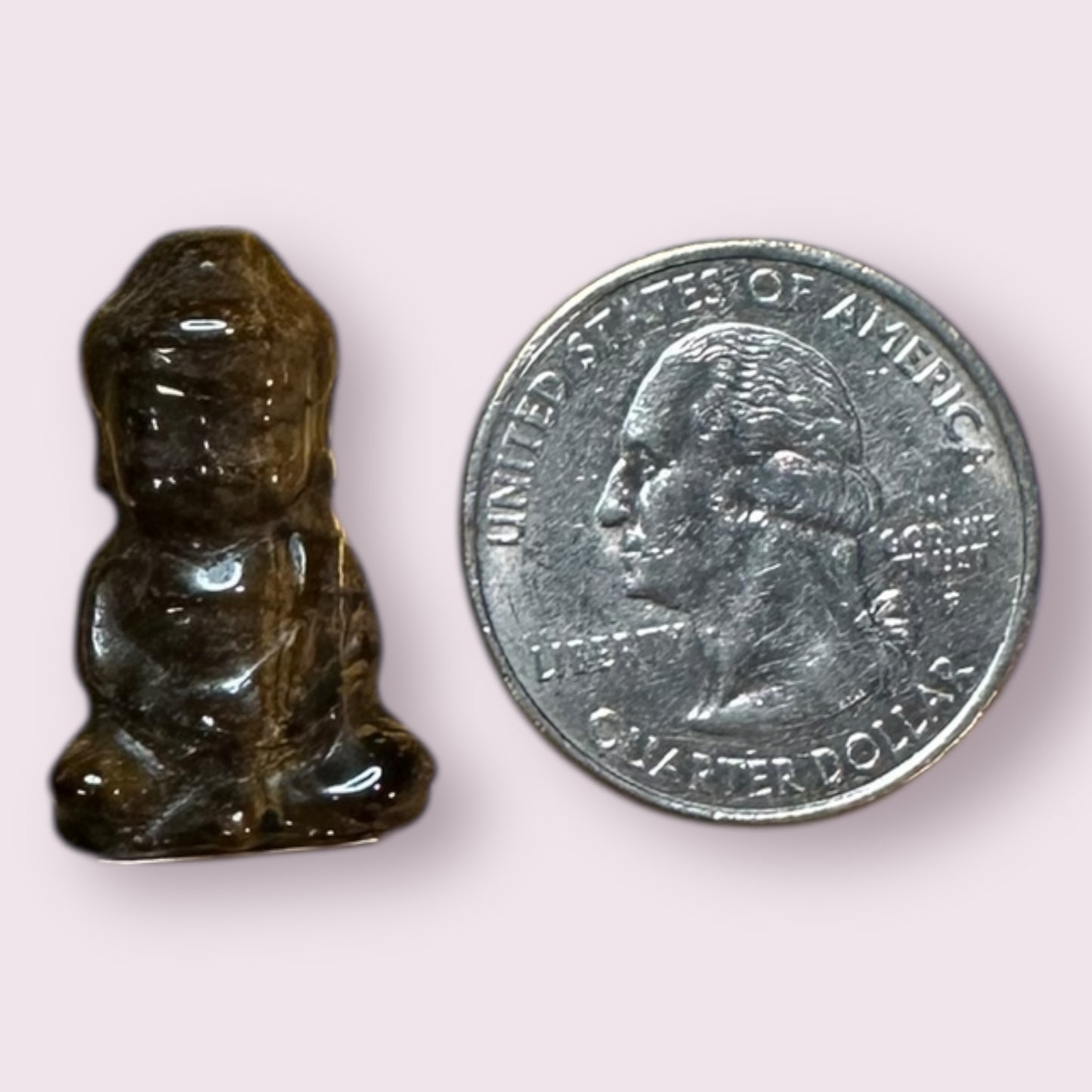 GEMSTONE BUDDHAS: TIGER EYE