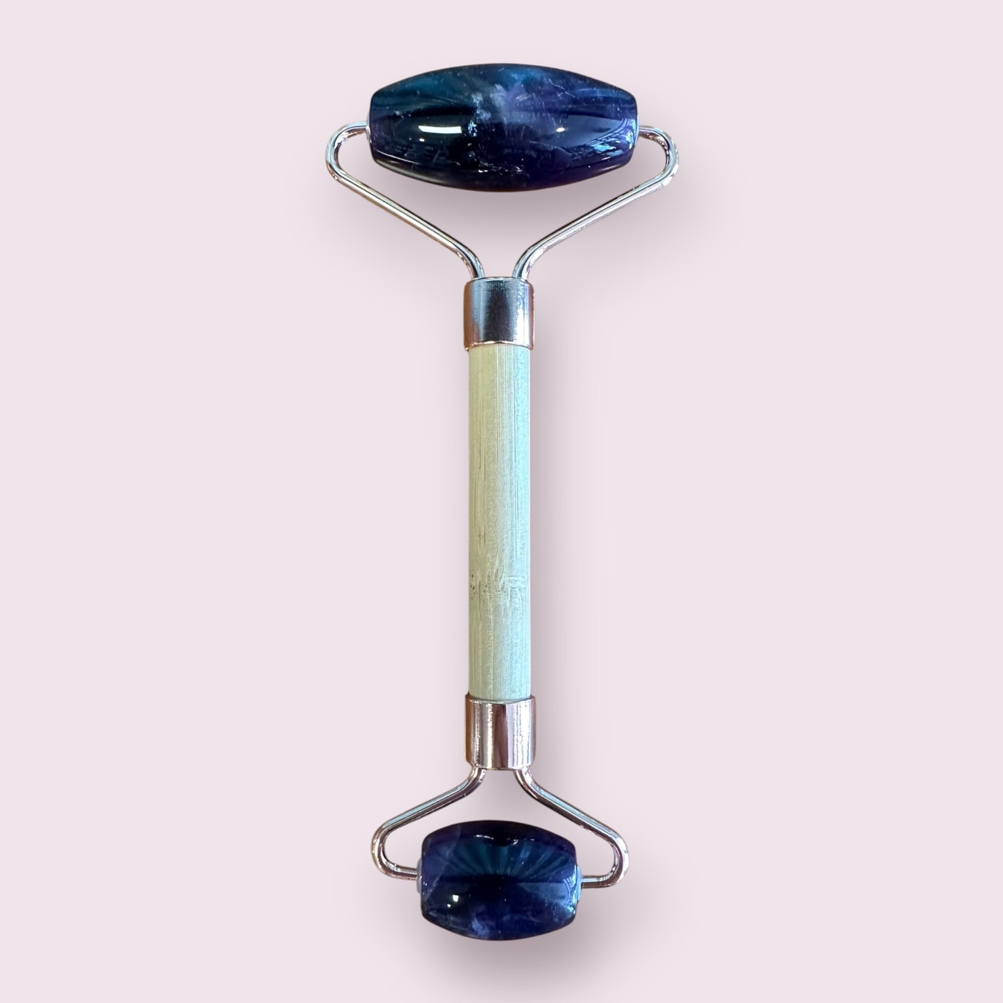 Bamboo Facial Massage Roller: Amethyst
