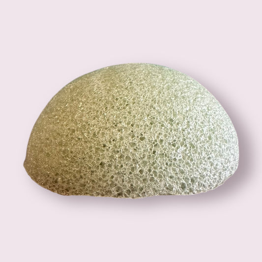 Natural Konjac Facial Cleansing Sponge | Earth Day: Seafoam Green