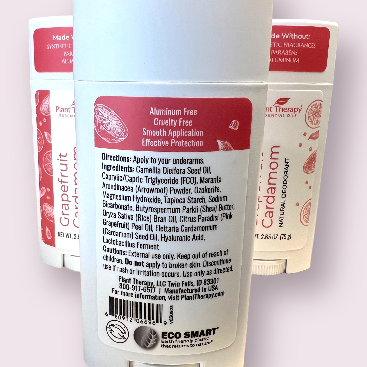 Grapefruit Cardamom Natural Deodorant