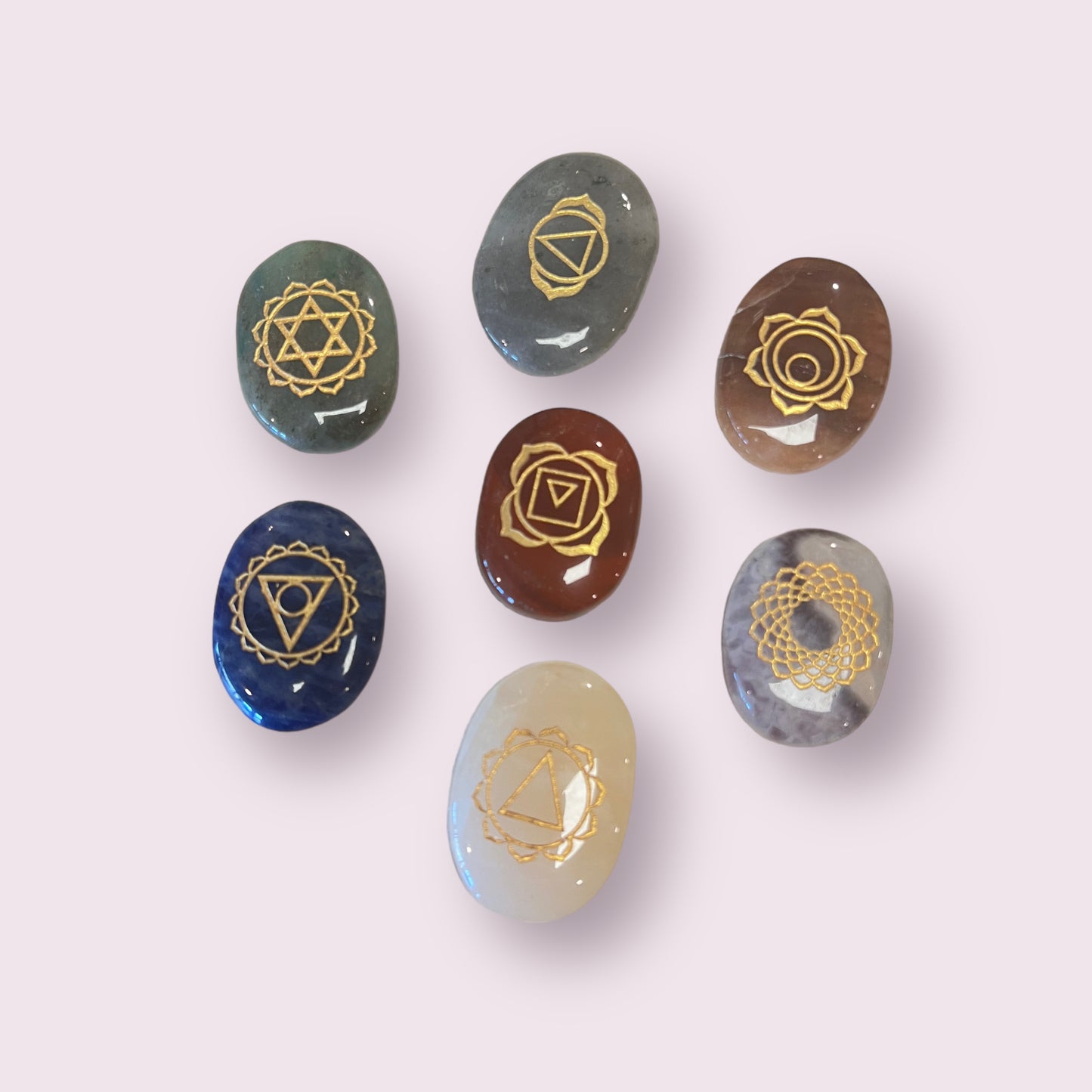 Flower of Life Chakra Stone Kit