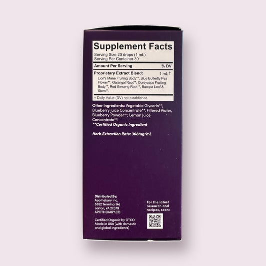 Mindcraft™ , Focus & Longevity Herbal Drops