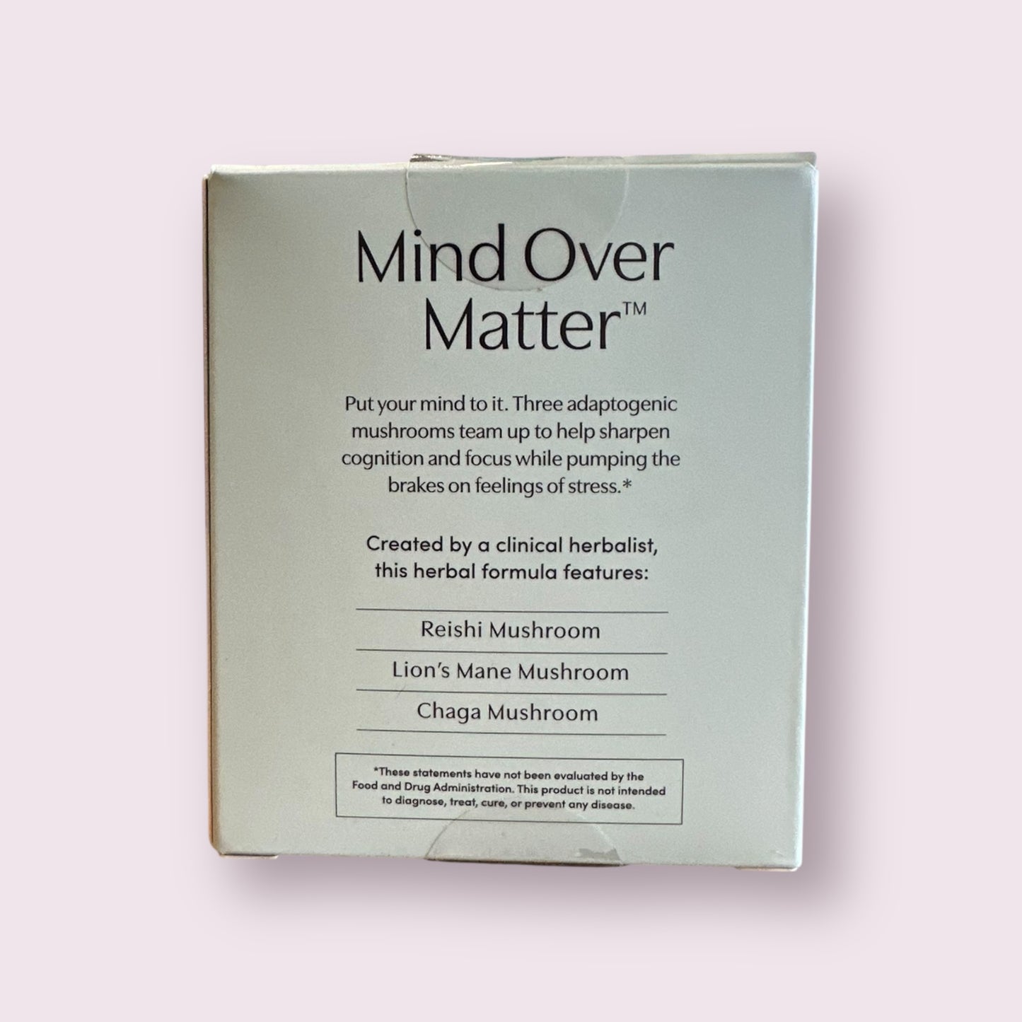 Mind Over Matter® - Focus & Cognition Herbal Supplement