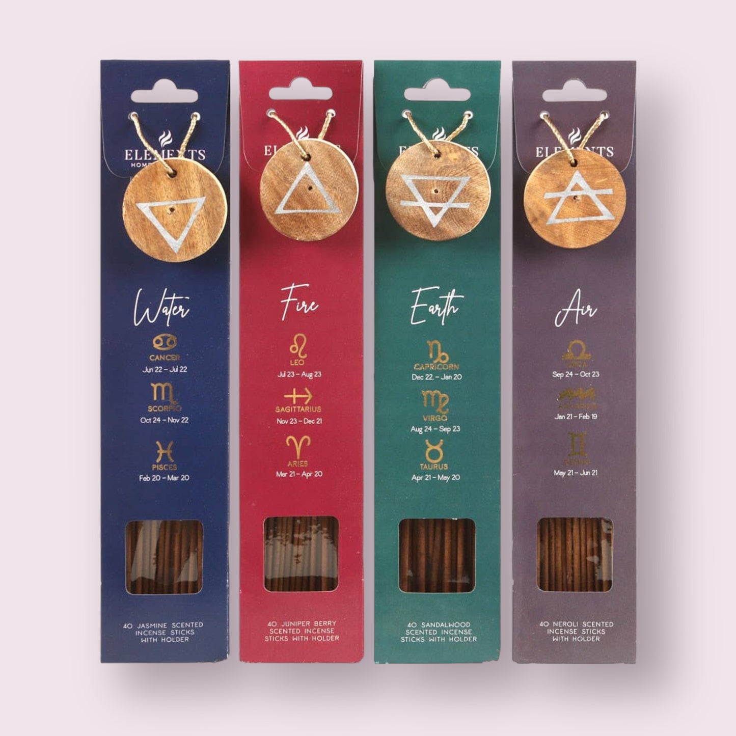 Four Elements Incense Sticks - 40 Sticks