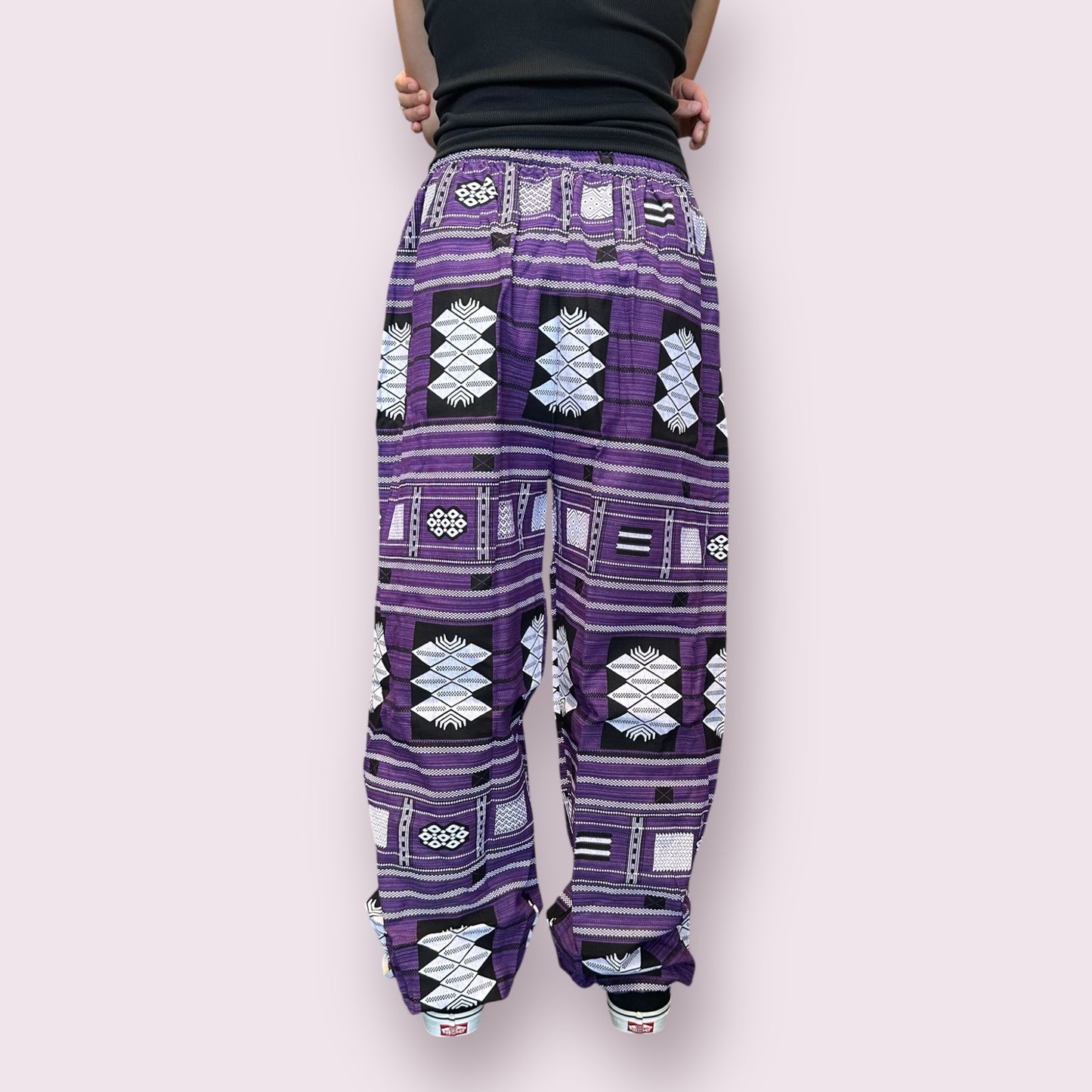 Cotton Ethnic Pattern Unisex Pants