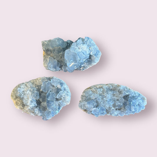 Celestite Crystal Clusters