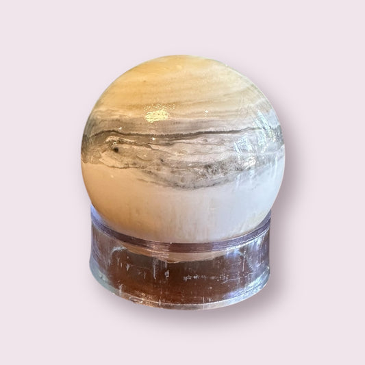 Sphere - Polished Zebra Onyx