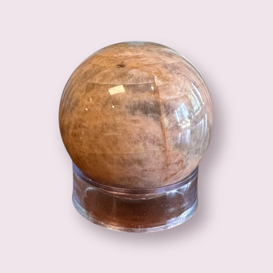 Peach Moonstone Sphere