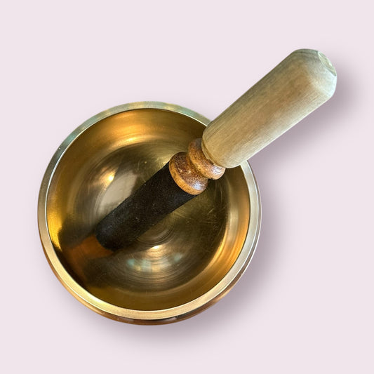 Machine Made Singing Bowl Medium Plain (Each)