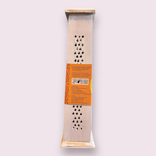 White Flower of Life Tower Incense Burner
