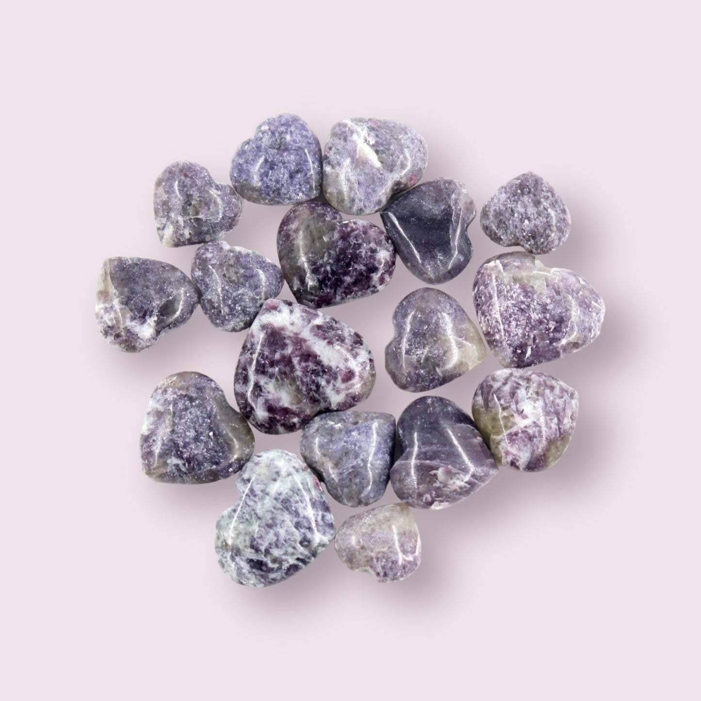 Lepidolite Crystal Heart