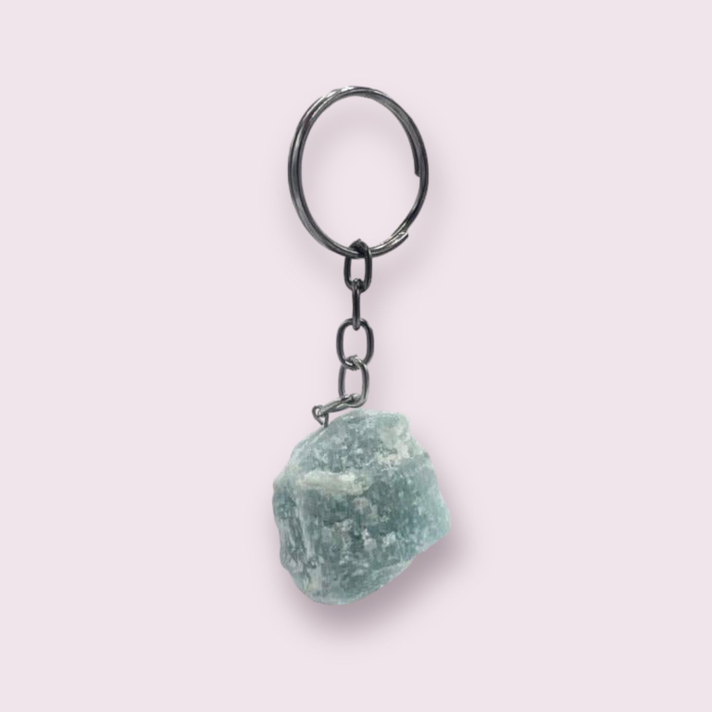 Raw Green Aventurine Keychain