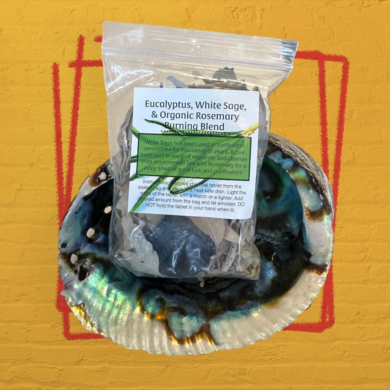 Eucalyptus White Sage and Rosemary Herbs Smudging
