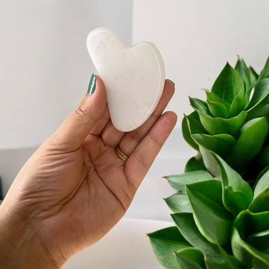 White Jade Gua Sha | Facial Stone | Skincare Bestseller