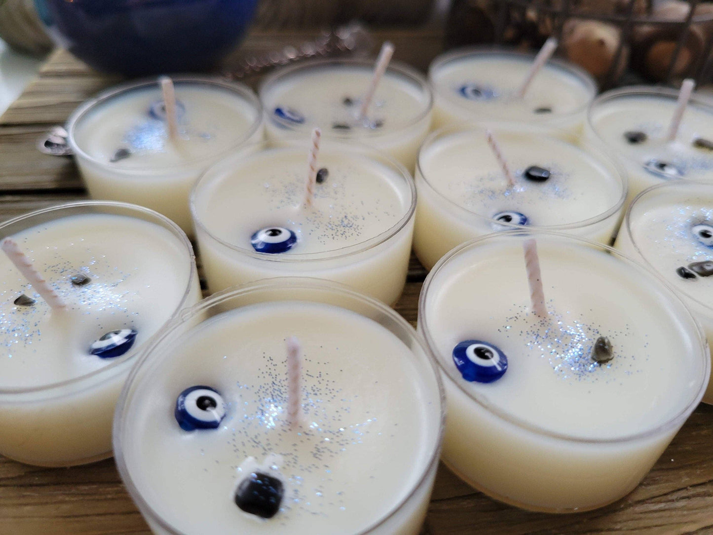 Evil Eye Protection Candle Crystal Candle Protection