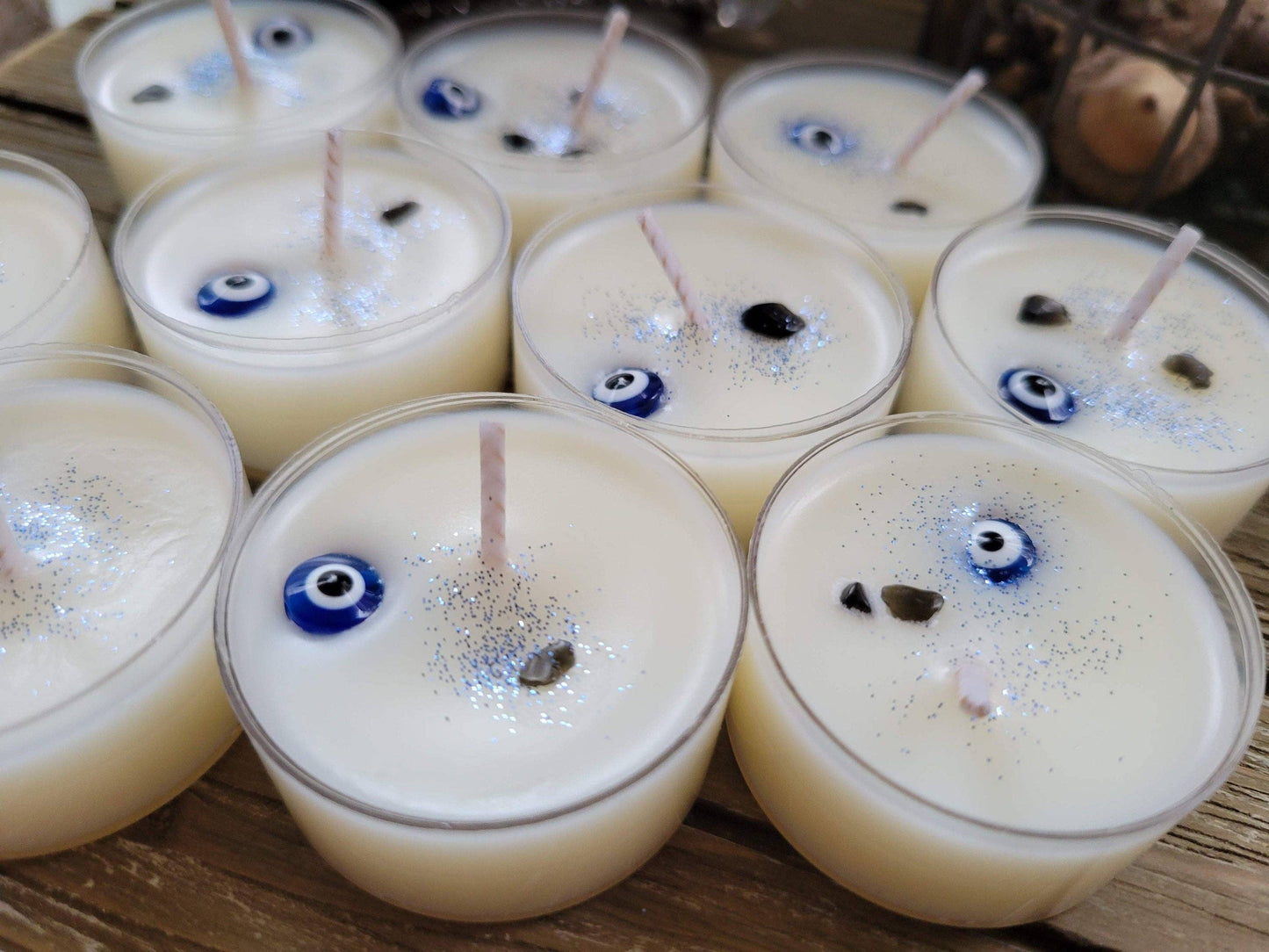Evil Eye Protection Candle Crystal Candle Protection