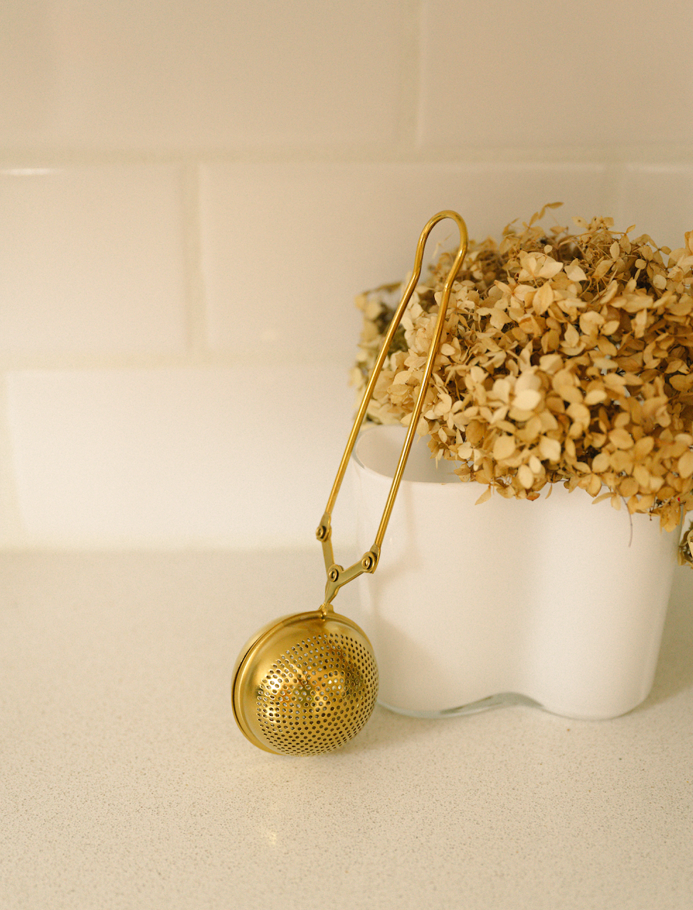 Stainless Steel Tea Strainer | Infuser: Rose Gold