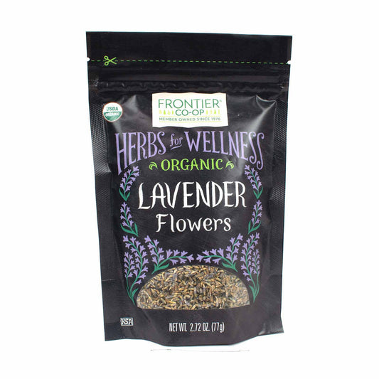 Herbs for Wellness Lavender Flowers, Organic, Kosher 2.72 Oz