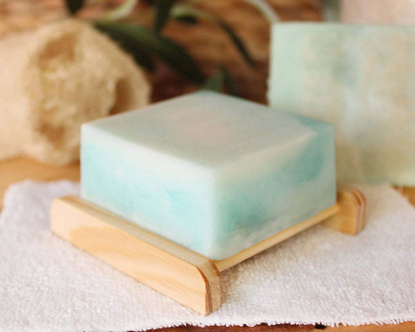 Cool Water Loofah Soap with Goat Milk - 5.5oz