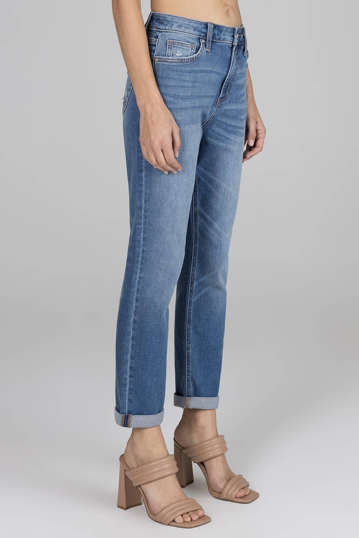 High Rise Boyfriend Jeans