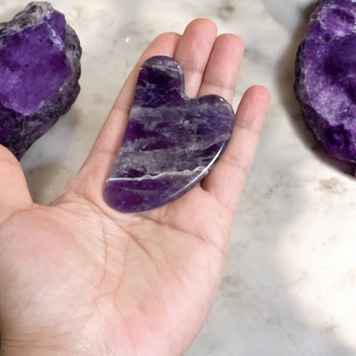 Amethyst Gua Sha | Facial Stone | Earth Day Bestseller
