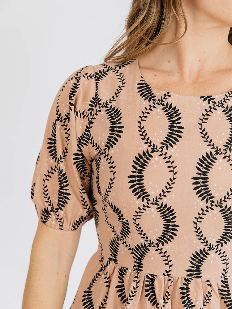 Sydney Midi Dress Vine Twist Sand