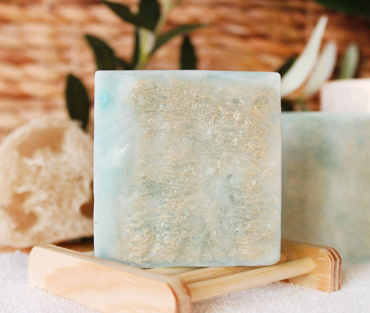 Cool Water Loofah Soap with Goat Milk - 5.5oz