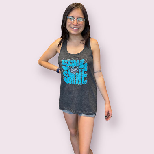 Soul Shine Recycled Racerback Tank