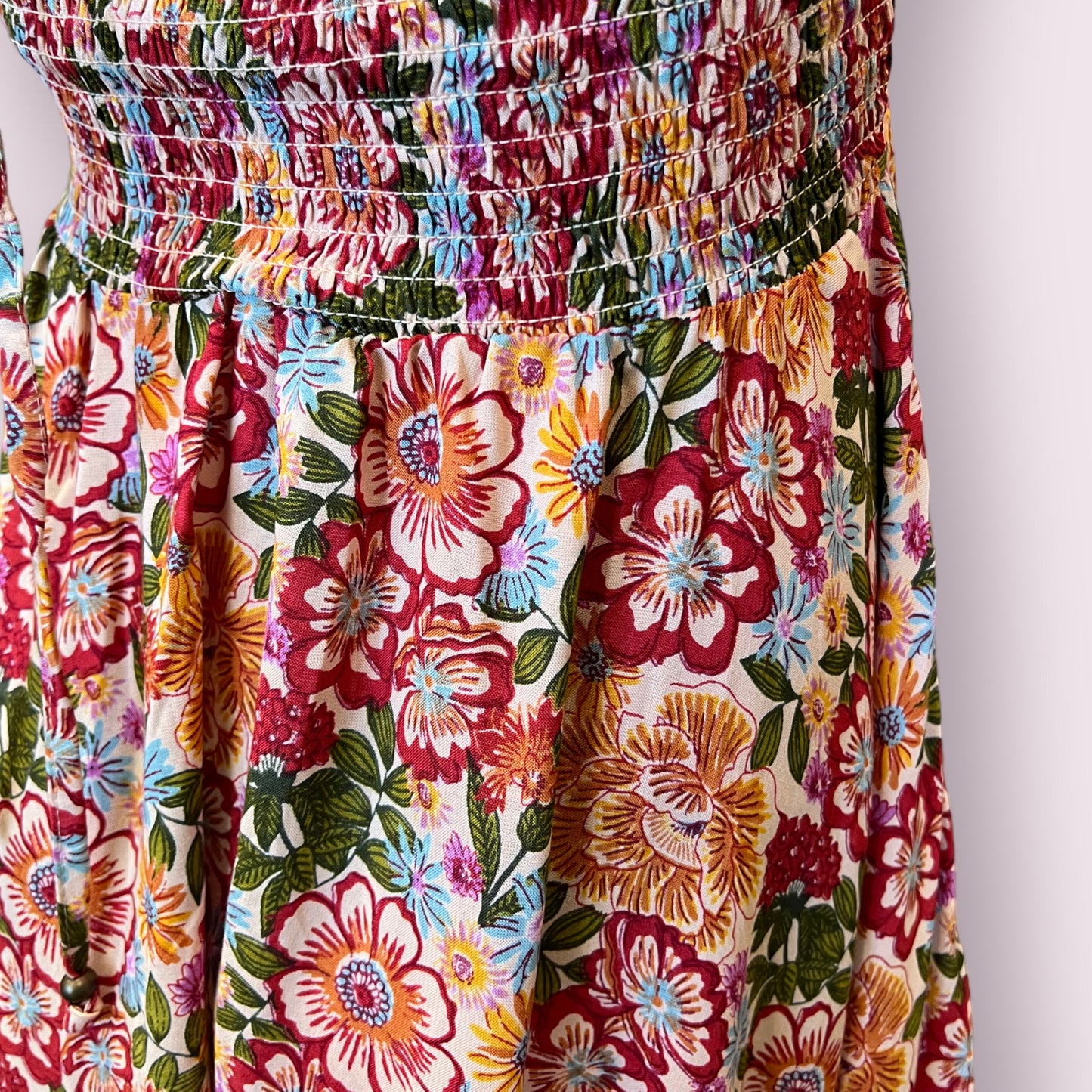 Halter Dress with Hanky Hem