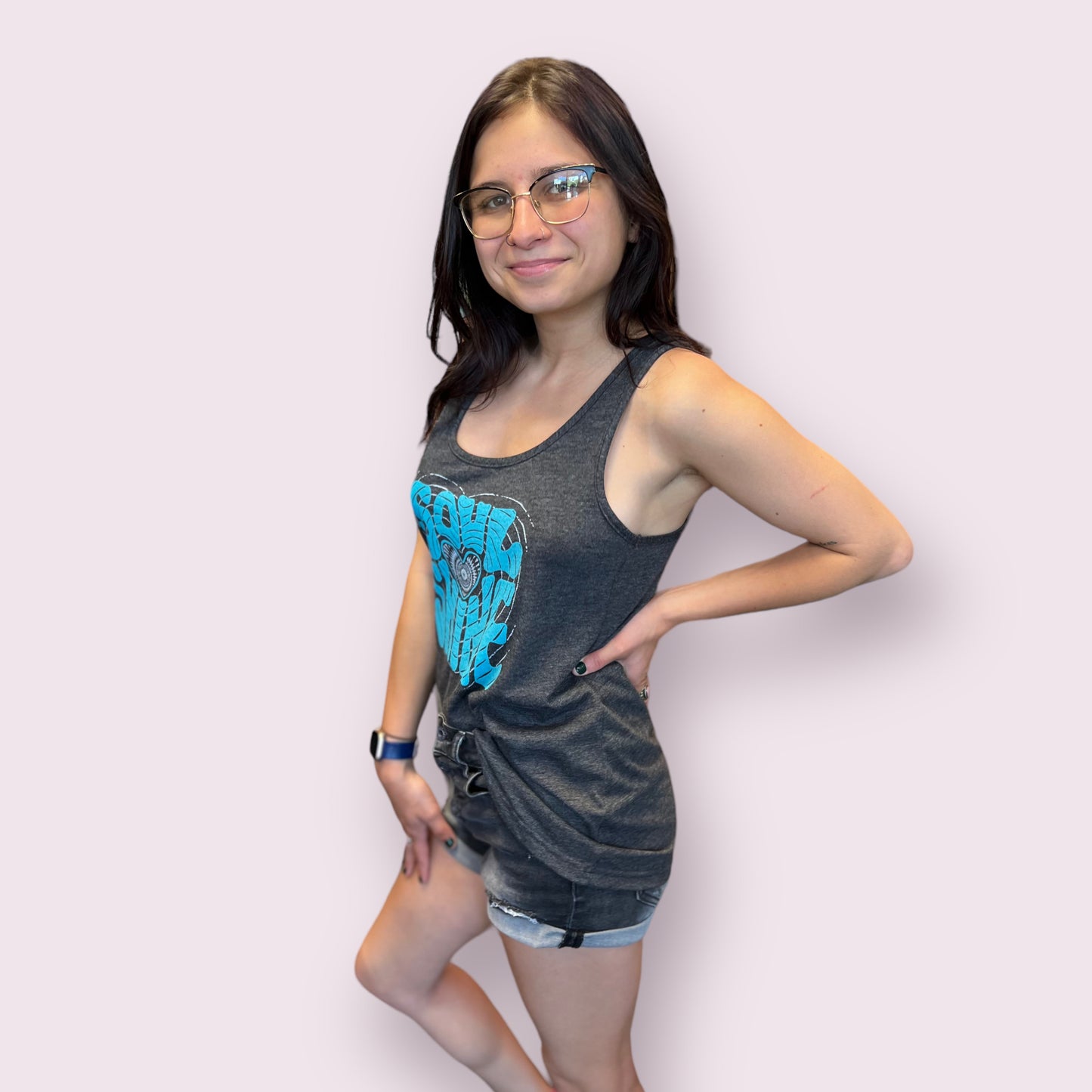 Soul Shine Recycled Racerback Tank