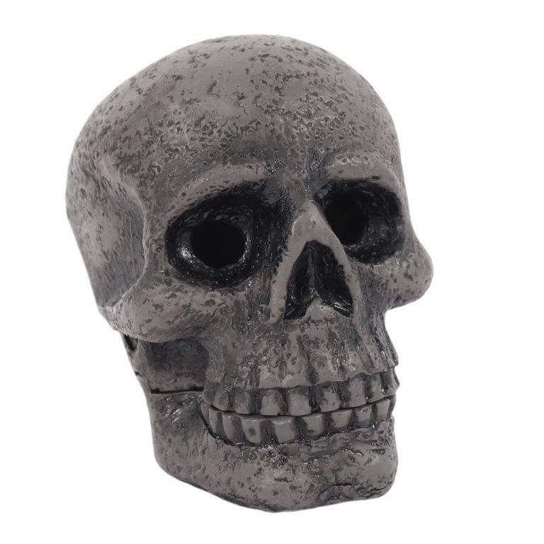Skull Incense Cone Holder: Wood Powder