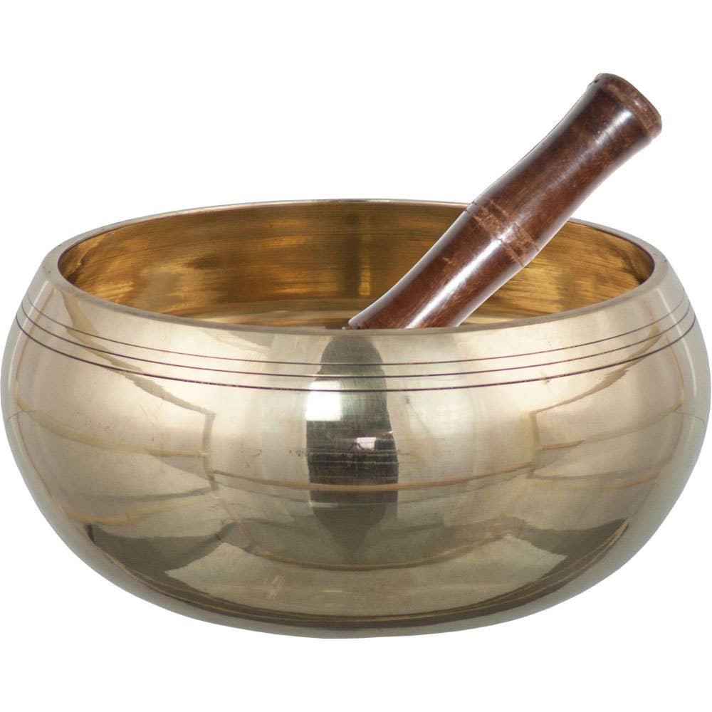 Machine Made Singing Bowl Medium Plain (Each)