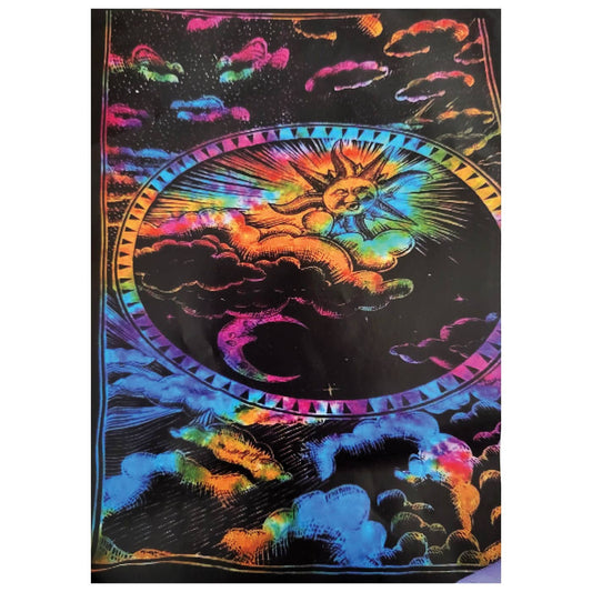 Celestial Sun Moon Tapestry