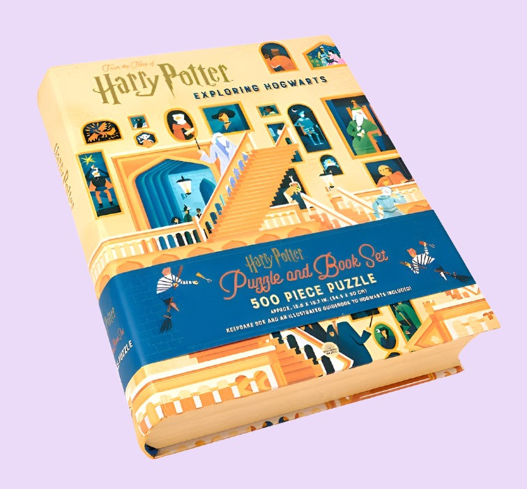 Exploring Hogwarts Puzzle and Book Set