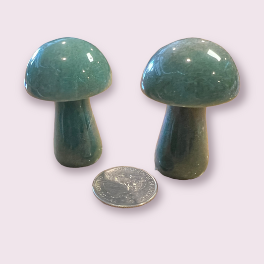 Green Aventurine Magic Mushroom 50mm