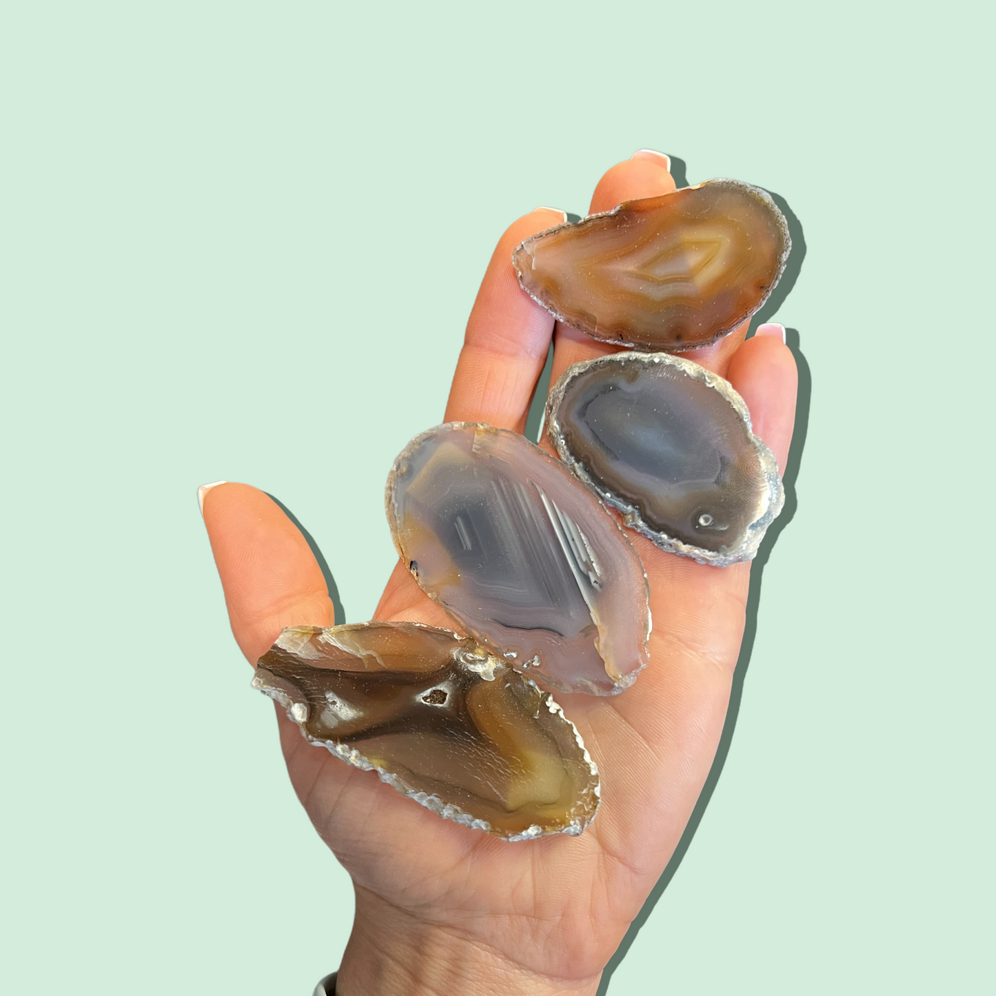 Agate Slices - Natural Agate Slab Stones