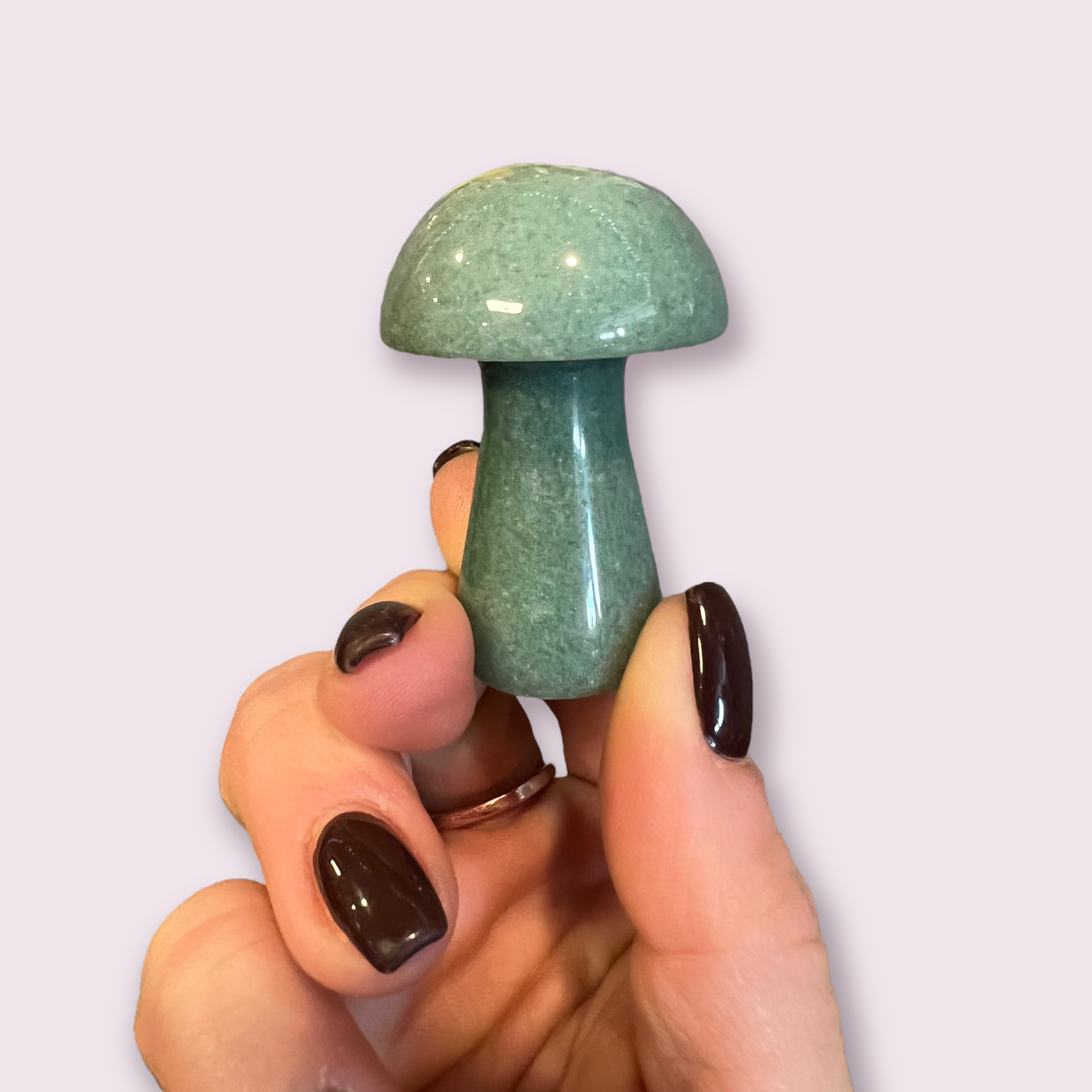 Green Aventurine Magic Mushroom 50mm