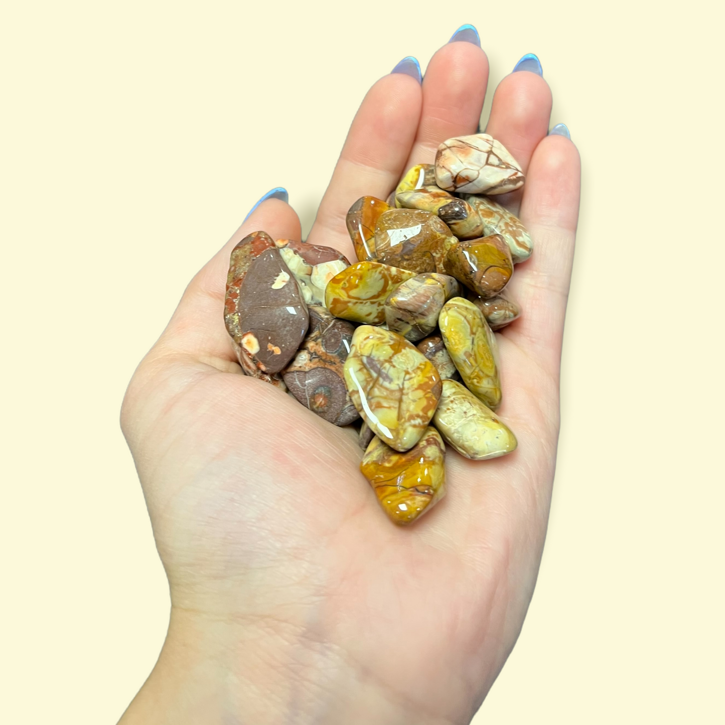 Rhyolite Bird Eye Tumbled Stones
