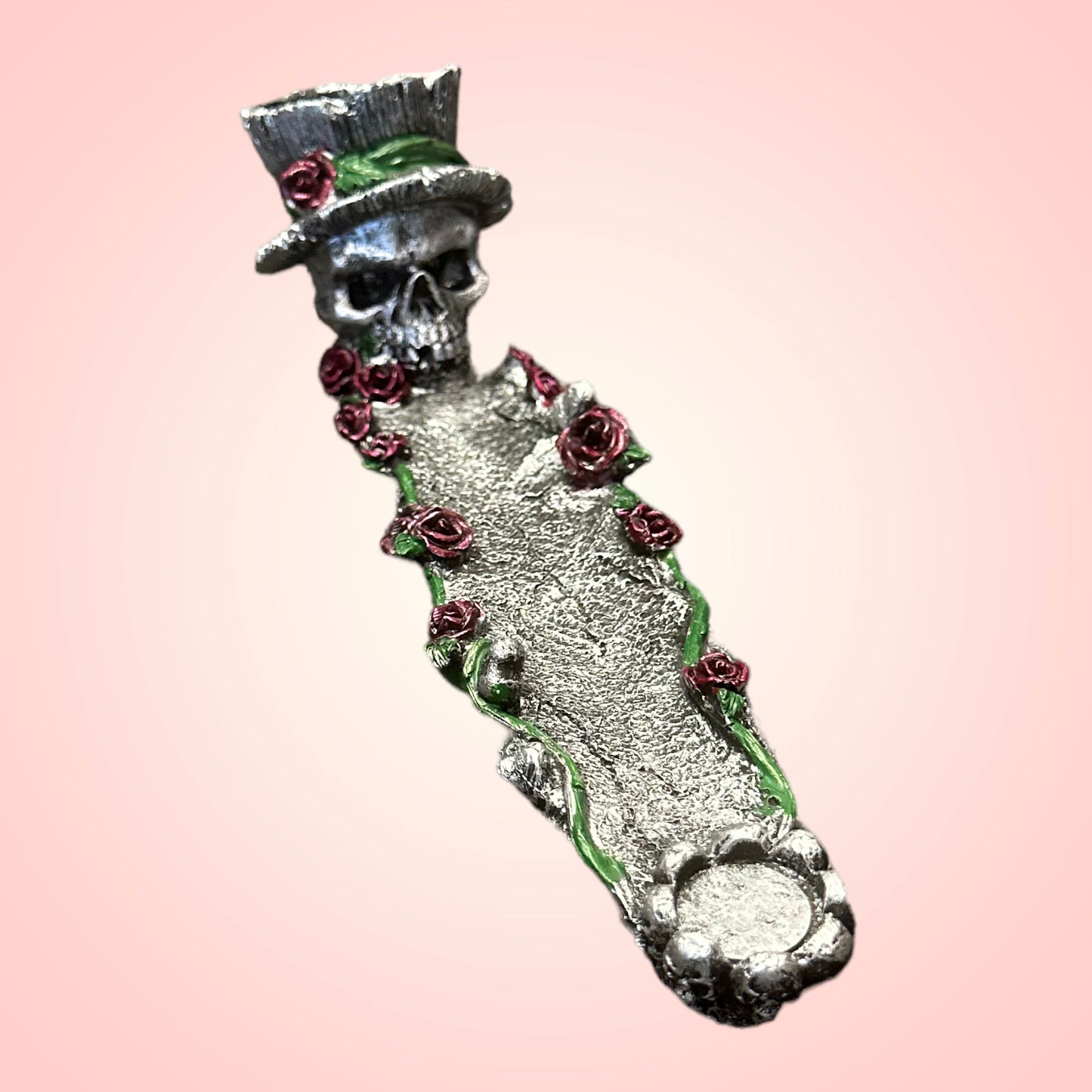 Skull Incense Burner with LED Eyes