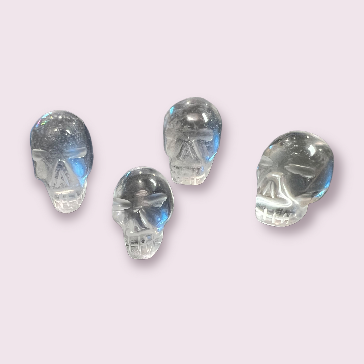 Clear Quartz Mini Skulls | 25-30mm | Brazil | 5 Pack