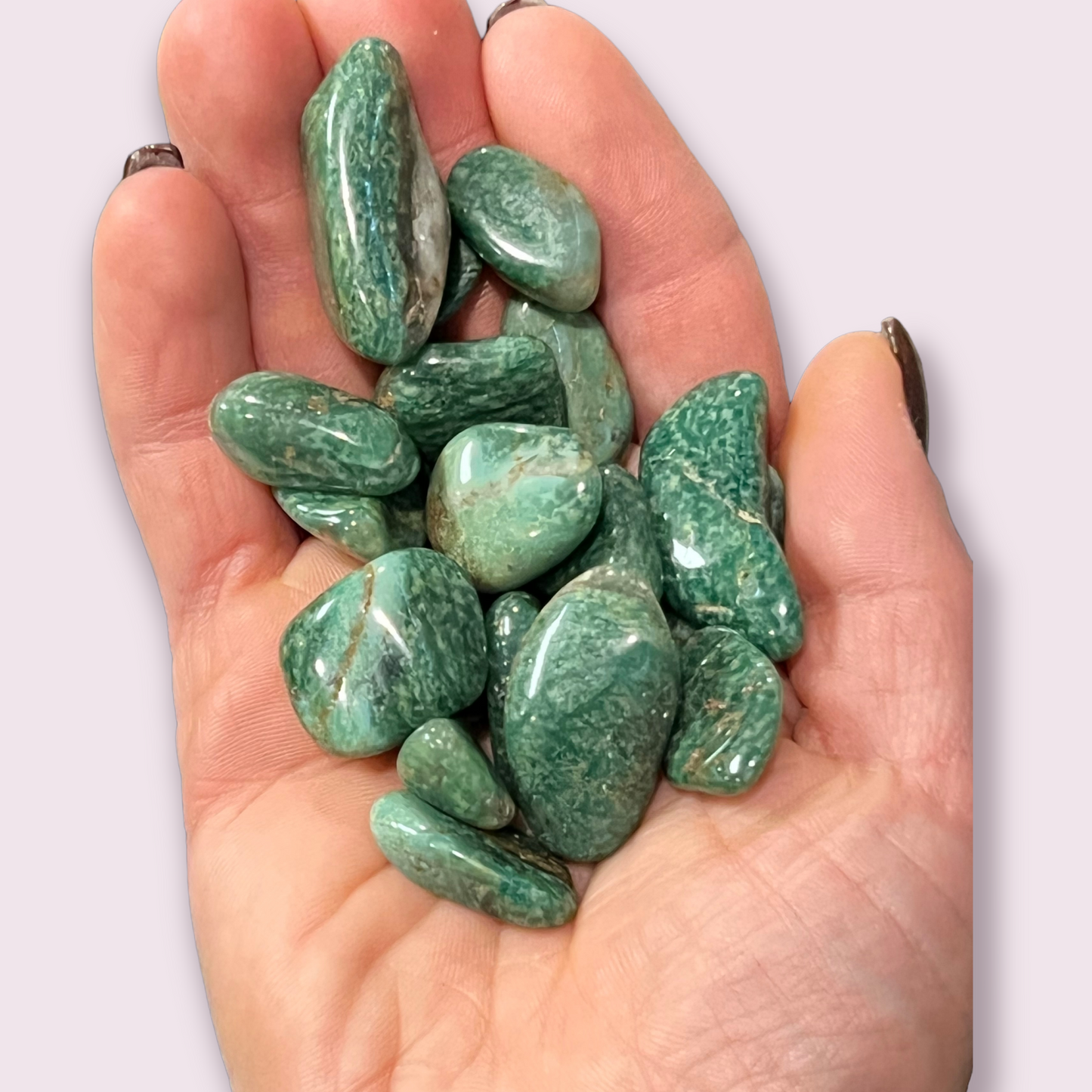 Green Quartz Tumbled Stone