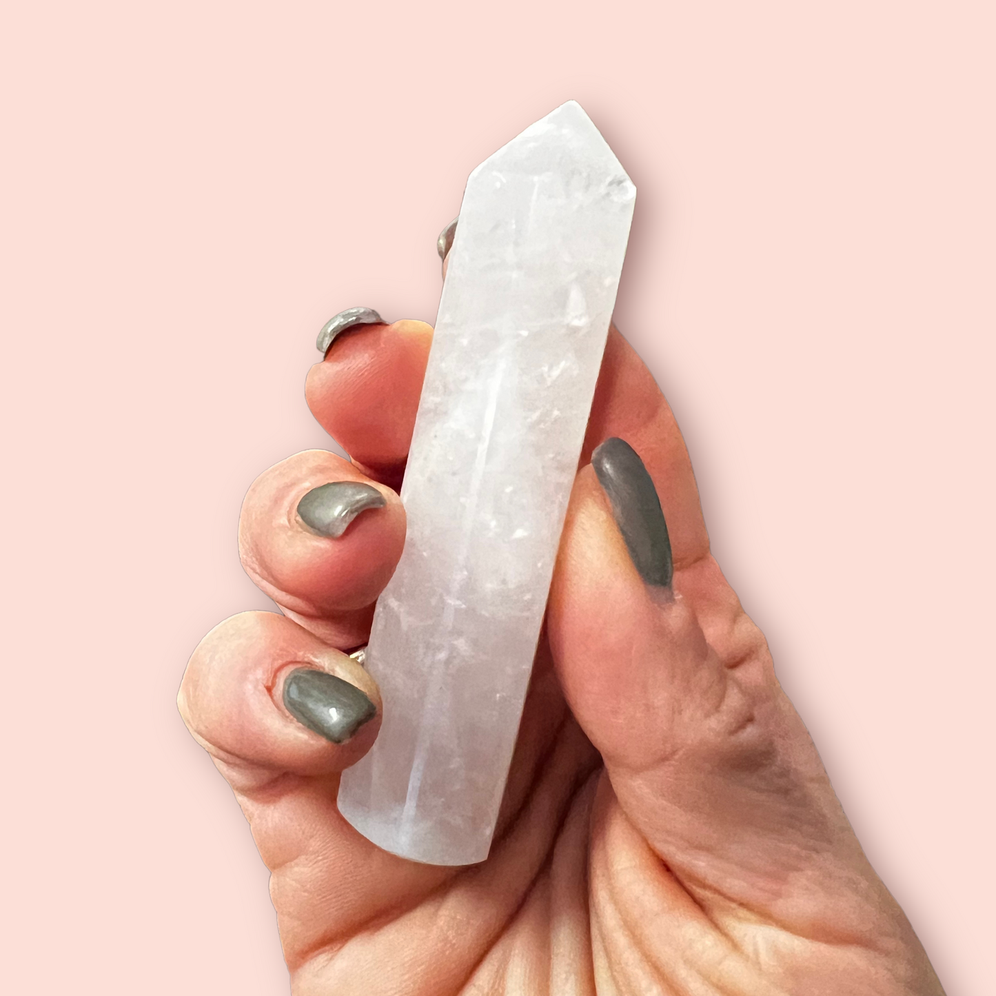 Crystal Massage Magic Wands Small Rose Quartz