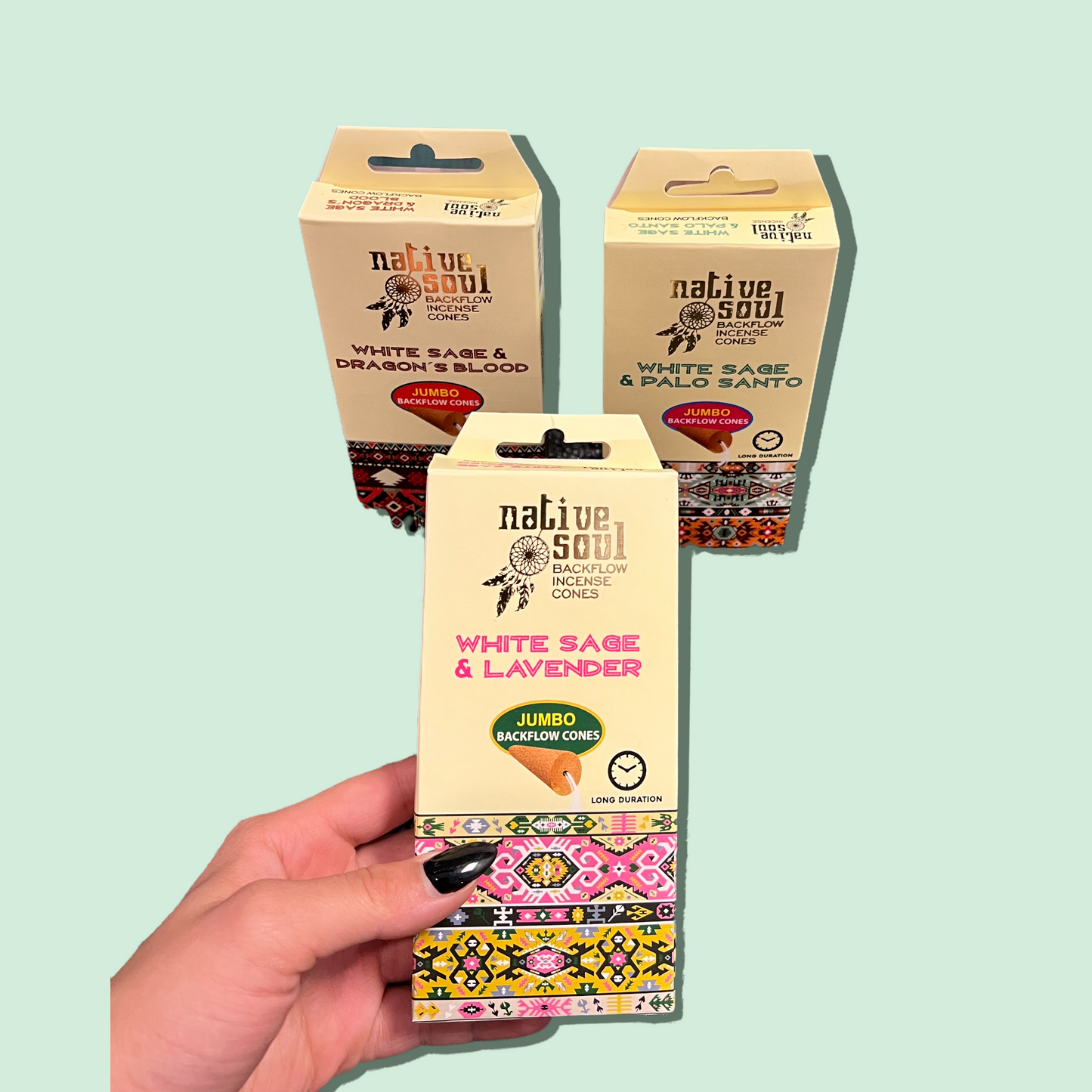 Native Soul Jumbo Backflow Cone Incense